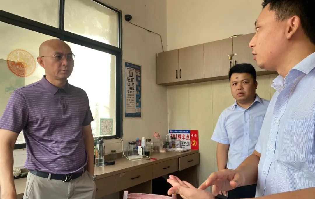 吉安公司：領(lǐng)導班子深入一線 開展車輛安全專項檢查