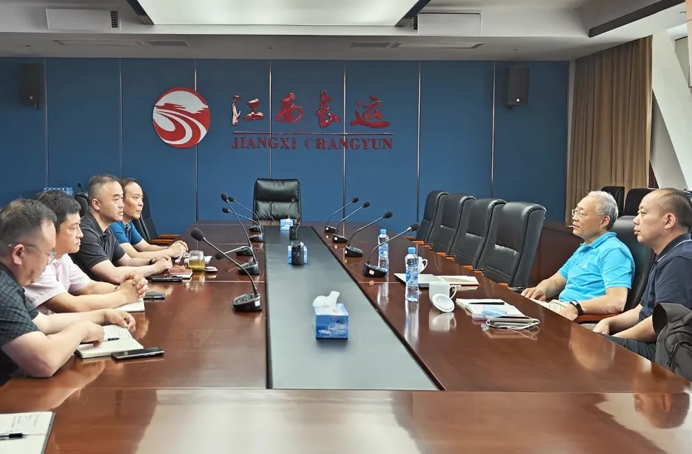 中物聯(lián)規(guī)劃研究院到江西長運交流調(diào)研 劉磊、占梁陪同